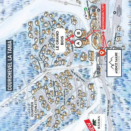 Apartmán Confortable 2 Pieces, Skis Aux Pieds, Proche Commerces, 4 Personnes - Fr-1-182a-39 Courchevel